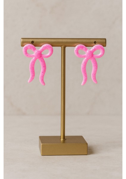 Rosabelle – Pembe Fiyonk Formlu El Yapımı Küpe fiyatları