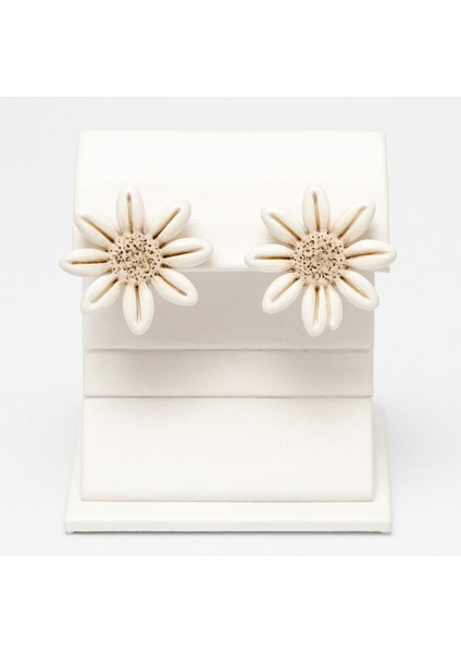 Amélie Daisy Çiçek Küpe - El Yapımı Polimer Kil Küpe, Hafif ve Zarif Yaz Aksesuarı fiyatları