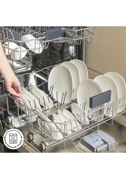 26 Parça 6 Kişilik Beyaz Sade Desenli Porselen Kahvaltı Takımı – Bulaşık Makinesi ve Mikrodalga Uyumlu