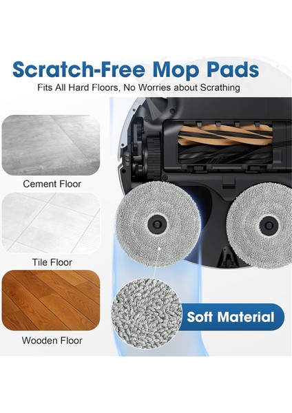 X50 Ultra Complete / L50 Pro Robot Süpürge Aksesuarları Için 21 Parçalı Yedek Parça Seti (Yurt Dışından) modelleri