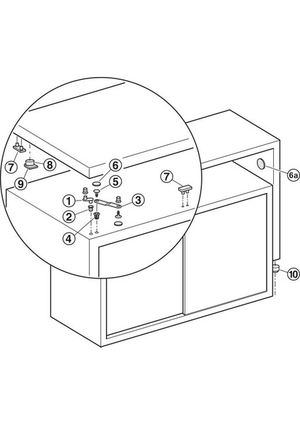 Döner Masa Mekanizması - Set