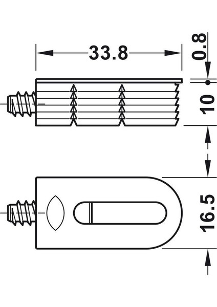 Lamello Cabineo Rta Dolap Bağlantı Elemanı - Beyaz 12 Adet indirimleri