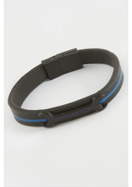 Anahtar Mıknatıslı Suni Deri Bileklik