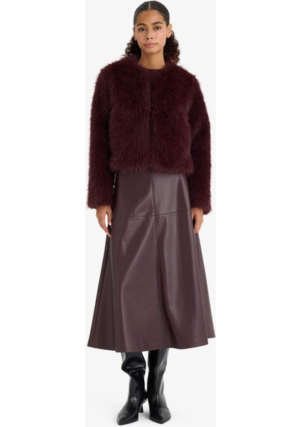 Regular Fit Kısa Suni Kürk F2147AX25WN fiyatları