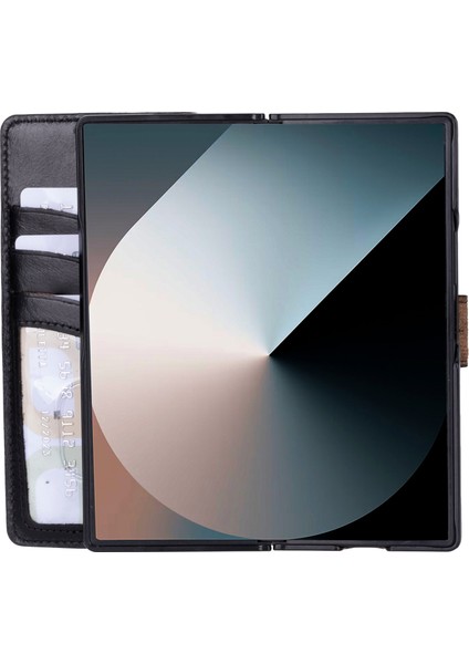 Wallet Id Samsung Galaxy Z Fold 6 Leather Folio Case