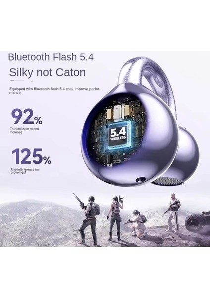Kablosuz Bluetooth 5.4 Kulaklık Tws Panoramik Ses Efektleri Ultra Uzun Pil Ömrü Kulaklıklar Rahat Giyilebilir (Yurt Dışından) fırsatları