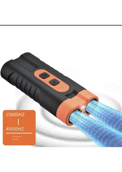 Uzun Menzilli Ultrasonik Köpek Eğitim ve Uzaklaştırma Cihazı - Flaş Işıklı, Şarjlı, Taşınabilir fırsatları