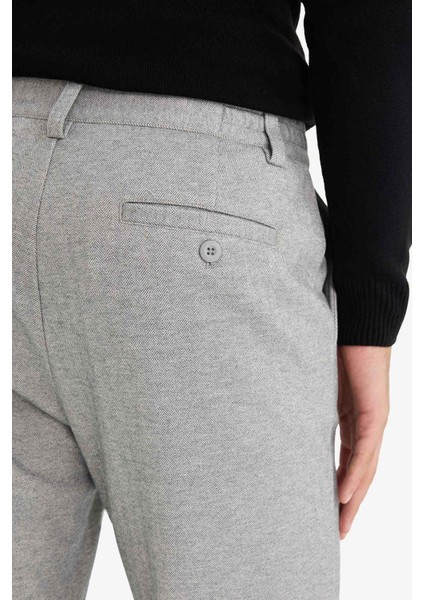 Tailored Regular Fit Düz Paça Penye Pantolon F1738AX25WN