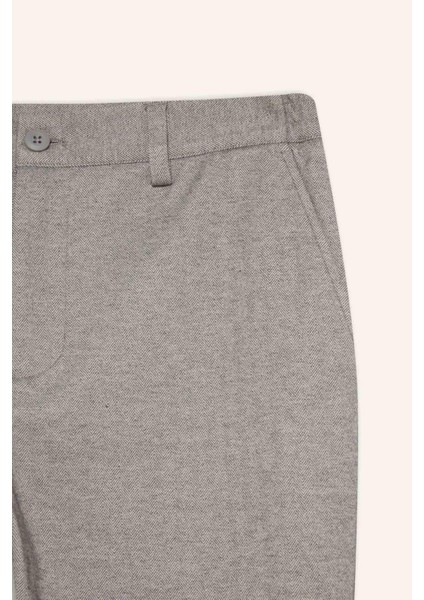 Tailored Regular Fit Düz Paça Penye Pantolon F1738AX25WN