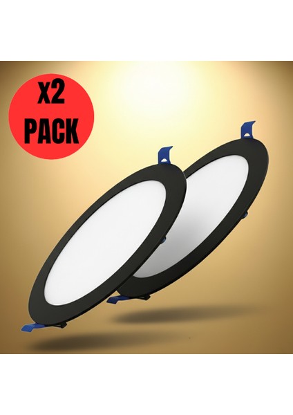 Slim LED Panel 2'li Spot Gömme 6W (510 Lümen) – KDL400B