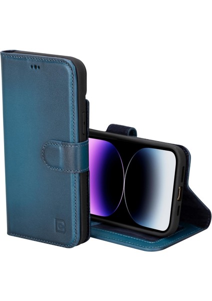 Magic iPhone 15 Pro Leather Detachable Wallet Case