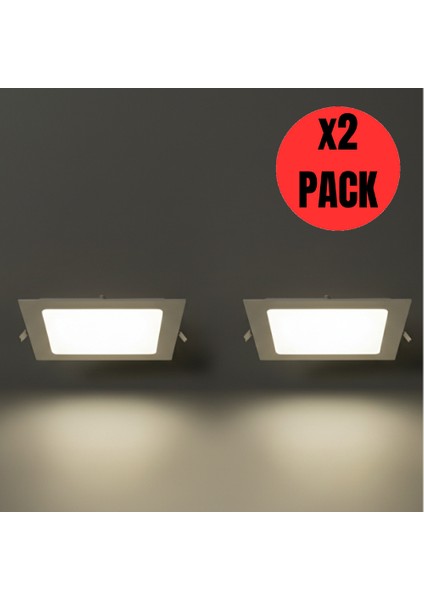 KDL410 Slim Kare LED Spot Gömme 3W 255 Lümen