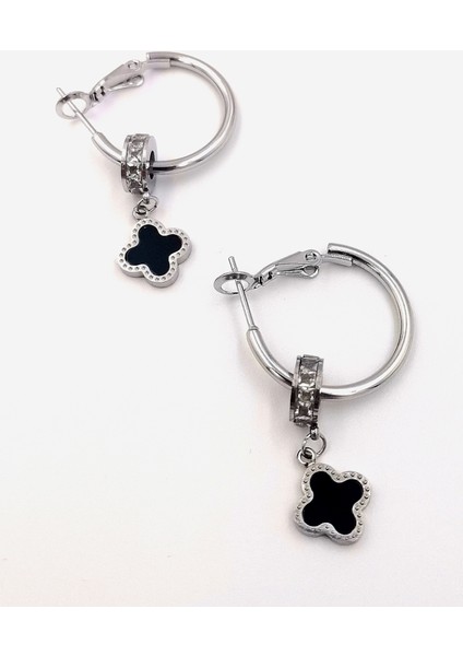 Gümüş Renk Figürlü Çelik Küpe fırsatları