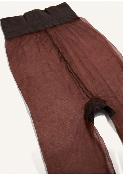 Kadın Kahverengi 5 Denye Külotlu Çorap B5872AXNS fırsatları