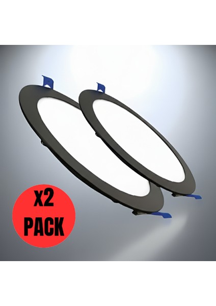 Slim LED Panel 2'li Spot Gömme 6W (510 Lümen) – KDL400B