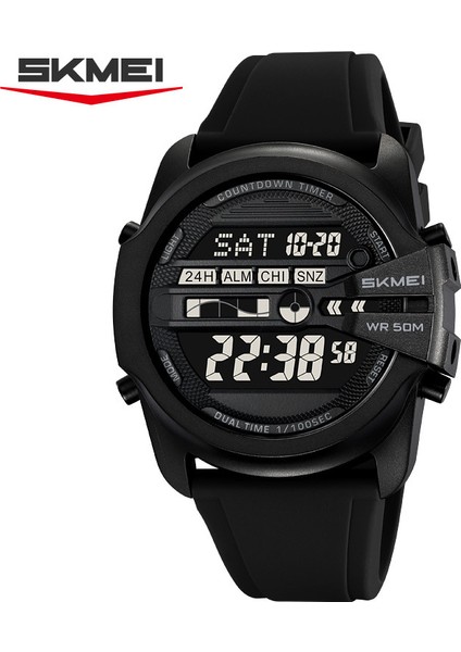 Erkekler Için Dijital Saat Spor Su Geçirmez Darbeye Dayanıklı Erkek Kol Saatleri LED Ekranlı Çalar Saat (Yurt Dışından) fiyatları