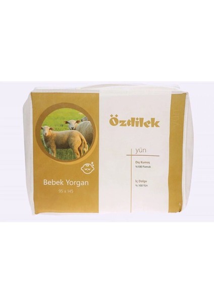 Bebek Yün Yorgan 95x145 5469 modelleri