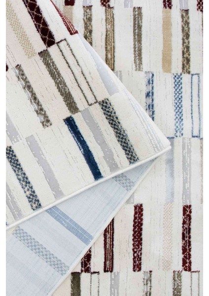 Aden Serina Vibe Kadife Dokuma Halı | Kaymaz Tabanlı | Makinede Yıkanabilir | Modern Halı | Krem | SRV02 modelleri