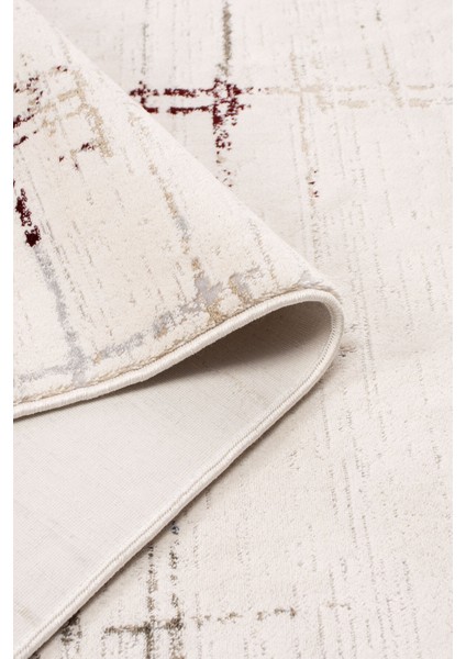 Serina Vibe Kadife Dokuma Halı | Kaymaz Tabanlı | Makinede Yıkanabilir | Modern Halı | Krem | SRV03 modelleri