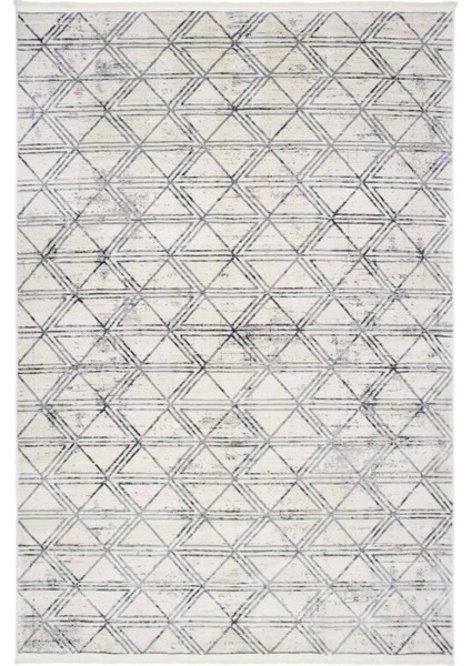 Serina Kadife Dokuma Halı | Kaymaz Tabanlı | Makinede Yıkanabilir | Modern Halı | Gri |SRN04