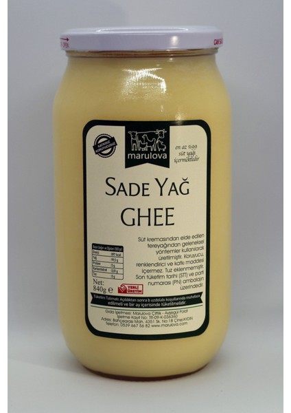 Sade Yağ (GHEE)