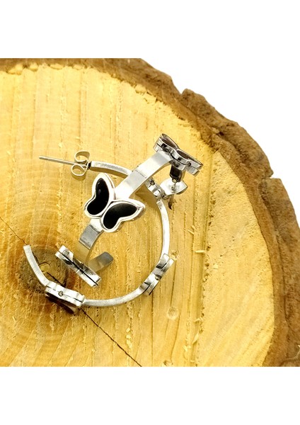 Gümüş Renk Figürlü Çelik Küpe fiyatları