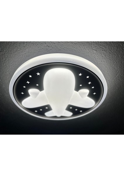 Eos- 03 Uçak Temalı Tavan Lambası Çocuk Odası Için Eğlenceli Aydınlatma Çözümü modelleri