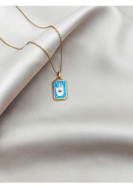 Fıora Tarot Kartı El Kolye Gold Ayarlanabilir Altın Zincirli indirimleri