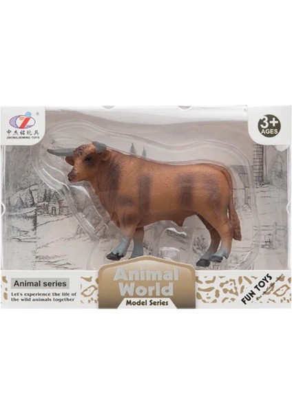 Kutulu Model Figür Hayvan Öküz