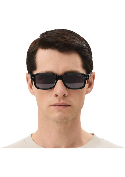 Siyah Renkli Asetat Çerçeveli Dikdörtgen Güneş Gözlüğü 133083 fırsatları