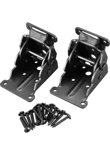 2 Paket Katlanır Braketler, Kilit Uzantı Desteği Braketi Katlanabilir Kendi Kendine Kilit Menteşeler Masa Yatağı Ayakları Için Vidalar (Yurt Dışından)