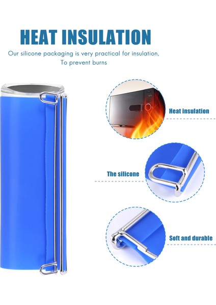 2pcs 20 Oz Silikon Bardak Sargısı Süblimasyon Silikon Bantlar Bardak Kupa Pres Tumbler Için Süblimasyon Mavisi (Yurt Dışından) modelleri