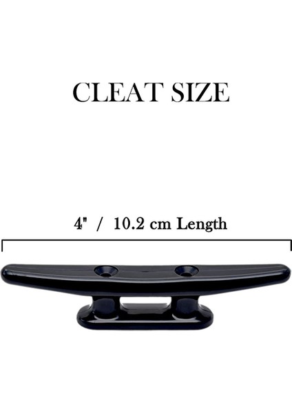 4pack 4 Inç Siyah Tekne Kepçesi Kayık Kabuklu Tekne Iskelesi Kabuklu Tekne Kayık Kano Kepçesi Siyah Güçlü Naylon Kreats (Yurt Dışından) modelleri