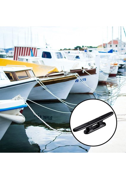 4pack 4 Inç Siyah Tekne Kepçesi Kayık Kabuklu Tekne Iskelesi Kabuklu Tekne Kayık Kano Kepçesi Siyah Güçlü Naylon Kreats (Yurt Dışından) indirimleri