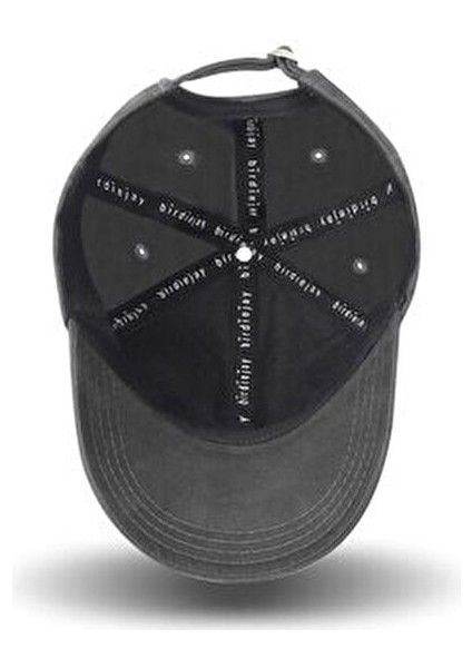 Spor Şapkası Antrasit Kadın Pamuklu Tasarım Her Ortama Uygun Kullanım