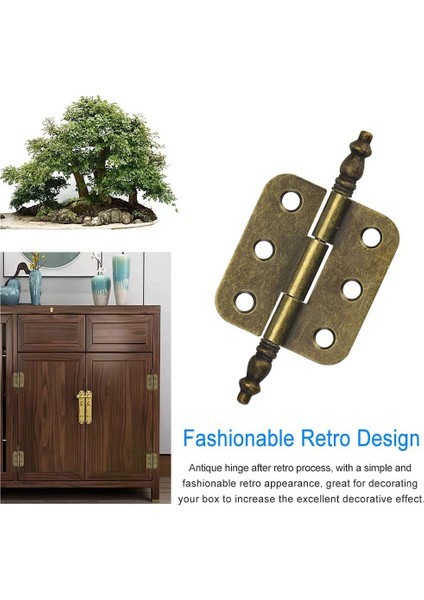 4 Adet Mini Menteşeler Antika Bronz Retro 6 Delik, Ahşap Takı Kutusu Dolabı Için 24 Adet Vidalı Donanımı Menteşeler (Yurt Dışından) indirimleri