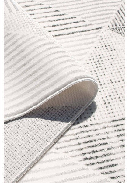 Aden Serni Kadife Dokuma Halı |kaymaz Tabanlı Makinede Yıkanabilir Halı |modern Salon Halısı |BEYAZ|SNI01 modelleri