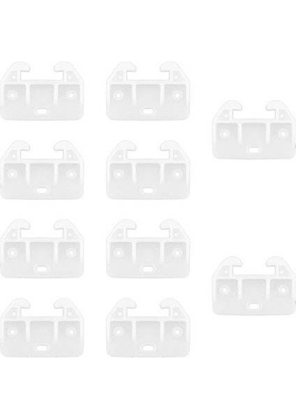 20PCS Çekmece Track Kılavuzları Plastik Çekme Kılavuzları Çekmece Slaytlar Yedek Mobilya Parçaları Dresser, Hutches (Yurt Dışından)
