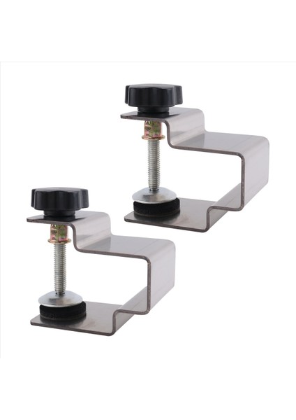 Çekmece Ön Kurulum Kelepçeleri, 2 Adet Paslanmaz Çelik Dolap Kurulum Kelepçeleri Çekmece Ön Panel Için Araçlar (Yurt Dışından)