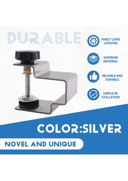 Çekmece Ön Kurulum Kelepçeleri, 2 Adet Paslanmaz Çelik Dolap Kurulum Kelepçeleri Çekmece Ön Panel Için Araçlar (Yurt Dışından) fırsatları