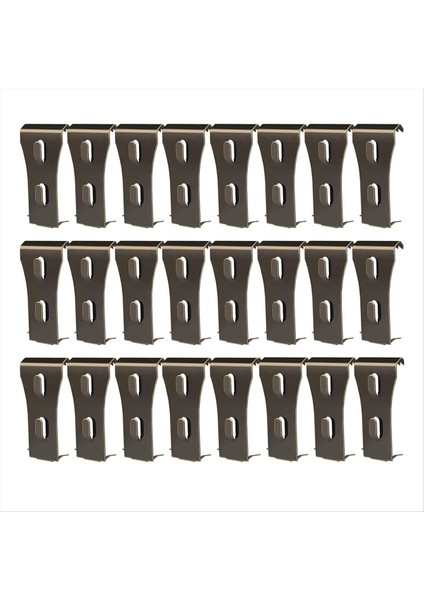 24PCS Tuğla Duvar Klipsleri Tuğla Kanca Klipsleri Çelik Tuğla Askı Ağır Hizmet Tipi Metal Askıları Açık Havada Asılı (Yurt Dışından)