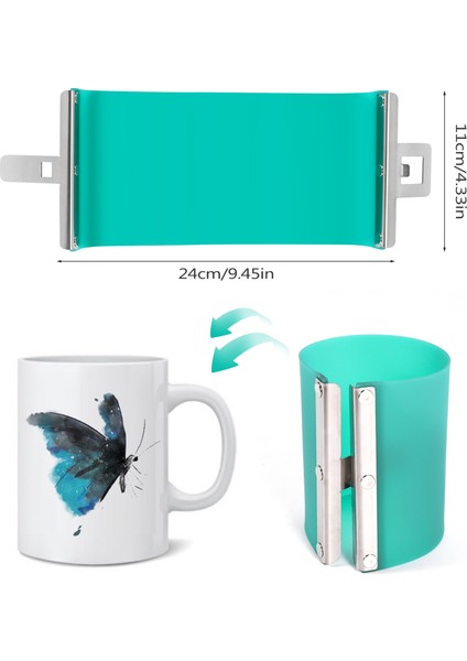 4pcs Süblimasyon Için Silikon Kupa Sargısı Kupalar 11 Oz Kupa Fırında Süblimasyon Için Sarar 3D Silikon Kupa Sargısı Süblimasyon (Yurt Dışından) indirimleri