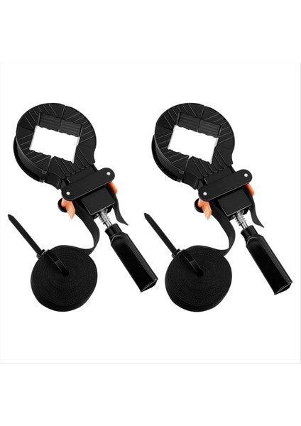 2 Paket Ahşap Işleme, Hızlı Serbest Bırakma Bandı Kelepçeleri, Kemer Kelepçeleri, Ayarlanabilir Resim Çerçevesi Kelepçe Aracı (Yurt Dışından)