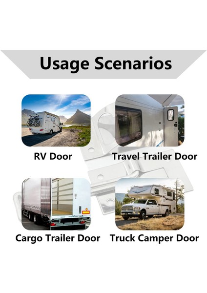 2pcs 4 Inç Paslanmaz Çelik T Tarzı T-Style Kapı Tutucu Giriş Kapısı Kargo Römorku Rv Römork Kampı Dış Kapı Tutma Kancası (Yurt Dışından) modelleri