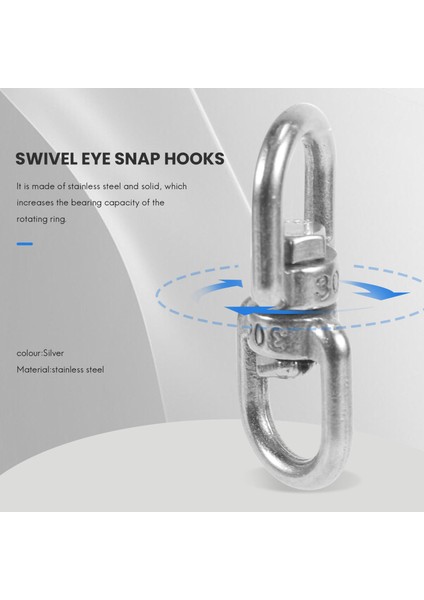 8pcs Paslanmaz Çelik Asma Sepet Sepetçileri Bitki Askı Döner Kanca Döner Klipsi Köpek Kurşun, Sak Tenceresi Sepeti (M4) (Yurt Dışından) fiyatları