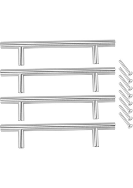 4pcs Gümüş Reçine Tepsisi Kalıplar Epoksi Tepsisi Kulplar Silikon Servis Tepsi Kulpları Için Donanım Paslanmaz Çelik (Yurt Dışından)