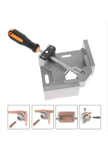 Sağ Açılı Kelepçe 90 ° Açılı Kelepçe Ağaç Işleme Zımba Sabitleme Aracı Fotoğraf Çerçevesi Cam Çerçeve Dik Açı Yumruk (Yurt Dışından) fırsatları