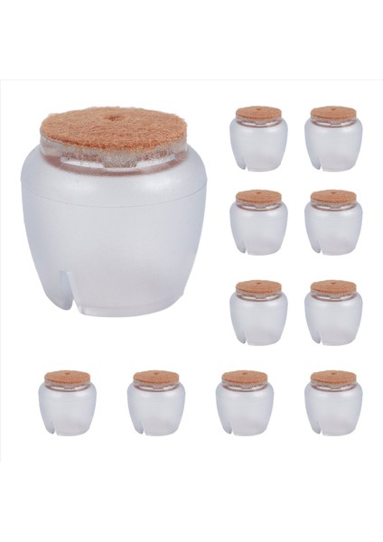 Sandalye Bacak Zemin Koruyucuları 24 Adet Şeffaf Şeffaf Silikon Sandalye Bacak Kapakları Parke Zeminler Için Mobilya Kaydırıcıları (Yurt Dışından) fiyatları