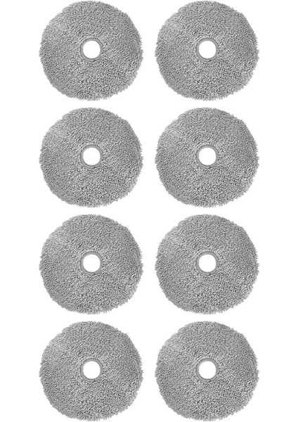 W2 / U200 Robot Süpürge Yedek Parçaları Için 8 Adet Yıkanabilir Paspas Bezi Paspas Pedi (Yurt Dışından)
