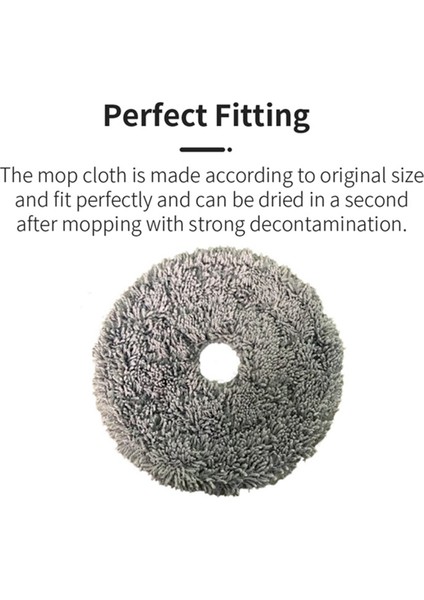 W2 / U200 Robot Süpürge Yedek Parçaları Için 8 Adet Yıkanabilir Paspas Bezi Paspas Pedi (Yurt Dışından) indirimleri